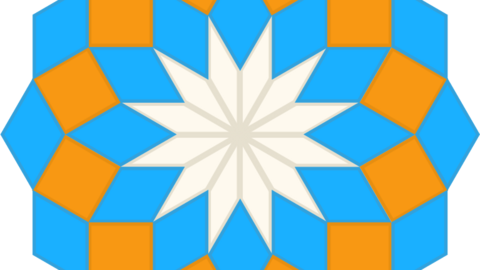Exemplarischer Stern erstellt mit Pattern Shapes
