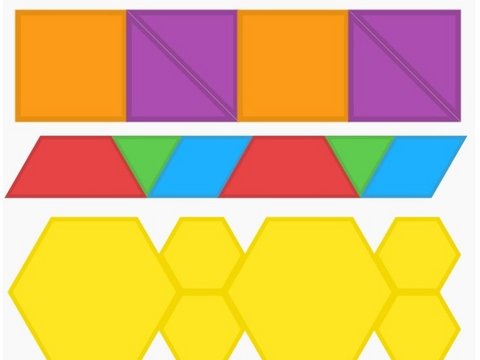 Titelbild_Muster Drei verschiedene Muster abgebildet, die mit Pattern Shapes erstellt wurden